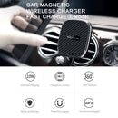 NILLKIN MC027 Car Air Outlet Vent Mount Clamp Holder 10W Fast Charging Qi Magnetic Wireless Charger(Black)