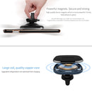 NILLKIN MC027 Car Air Outlet Vent Mount Clamp Holder 10W Fast Charging Qi Magnetic Wireless Charger(Black)