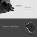 NILLKIN MC027 Car Air Outlet Vent Mount Clamp Holder 10W Fast Charging Qi Magnetic Wireless Charger(Black)