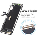 Soft OLED Material LCD Screen and Digitizer Full Assembly for iPhone X(Black)