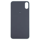 Easy Replacement Big Camera Hole Glass Back Battery Cover for iPhone X / XS(Green)