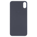 Easy Replacement Big Camera Hole Glass Back Battery Cover for iPhone X / XS(Blue)