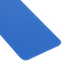 Easy Replacement Big Camera Hole Glass Back Battery Cover for iPhone X / XS(Blue)