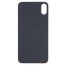 Easy Replacement Big Camera Hole Glass Back Battery Cover for iPhone X / XS(Red)