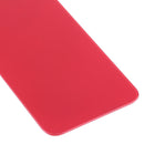 Easy Replacement Big Camera Hole Glass Back Battery Cover for iPhone X / XS(Red)