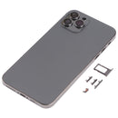 Back Housing Cover with Appearance Imitation of iP13 Pro for iPhone X(Black)