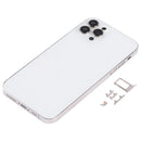 Back Housing Cover with Appearance Imitation of iP13 Pro for iPhone X(White)