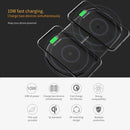 NILLKIN MC031 Gemini Dual Wireless Faster Charger QI Standard Smart Recognition 5/7.5/10W, For iPhone / Samsung / Nokia other QI Standard Smart Phones(Black)