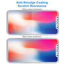 For iPhone X 9H Surface Hardness 2.5D Transparent Tempered Glass Front + Back Screen Protector