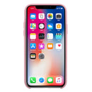 For iPhone X / XS Pure Color Liquid Silicone + PC Dropproof Protective Back Cover Case(Pink)