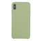 Pure Color Liquid Silicone + PC Dropproof Protective Back Cover Case for iPhone X / XS(Mint Green)