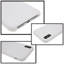 For iPhone X / XS Pure Color Liquid Silicone + PC Dropproof Protective Back Cover Case(White)