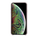 Pure Color Liquid Silicone + PC Dropproof Protective Back Cover Case for iPhone X / XS (Lavender Purple)