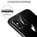 For iPhone X Rear Camera Lens Protector Tempered Glass Protective Film with Holes
