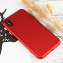360 Degree Full Coverage Detachable PC Protective Cover Case with Tempered Glass Film for iPhone X (Red)