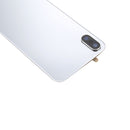 Back Cover with Adhesive for iPhone X(Silver)