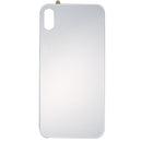 Glass Mirror Surface Battery Back Cover for iPhone X(Silver)