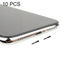10 PCS Charging Port Screws for iPhone X(Black)