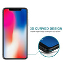 0.26mm 9H 3D Non-full Screen Highly Transparent Privacy Anti-glare Tempered Glass Film for iPhone X & XS