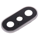 Rear Camera Lens Ring for iPhone X(Silver)
