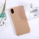 For iPhone X / XS Fuel Injection PC Anti-Scratch Protective Cover Case (Gold)