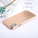 For iPhone X / XS Fuel Injection PC Anti-Scratch Protective Cover Case (Gold)