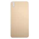 Glass Battery Back Cover for iPhone X(Gold)