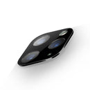 11 Pro / 11 Pro Max Style Metal Rear Camera Lens Protector Film for iPhone X / XS / XS Max(Black)