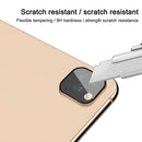 11 Pro / 11 Pro Max Style Metal Rear Camera Lens Protector Film for iPhone X / XS / XS Max(Black)