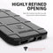 Rugged Shield Full Coverage Shockproof TPU Case for iPhone 13(Black)