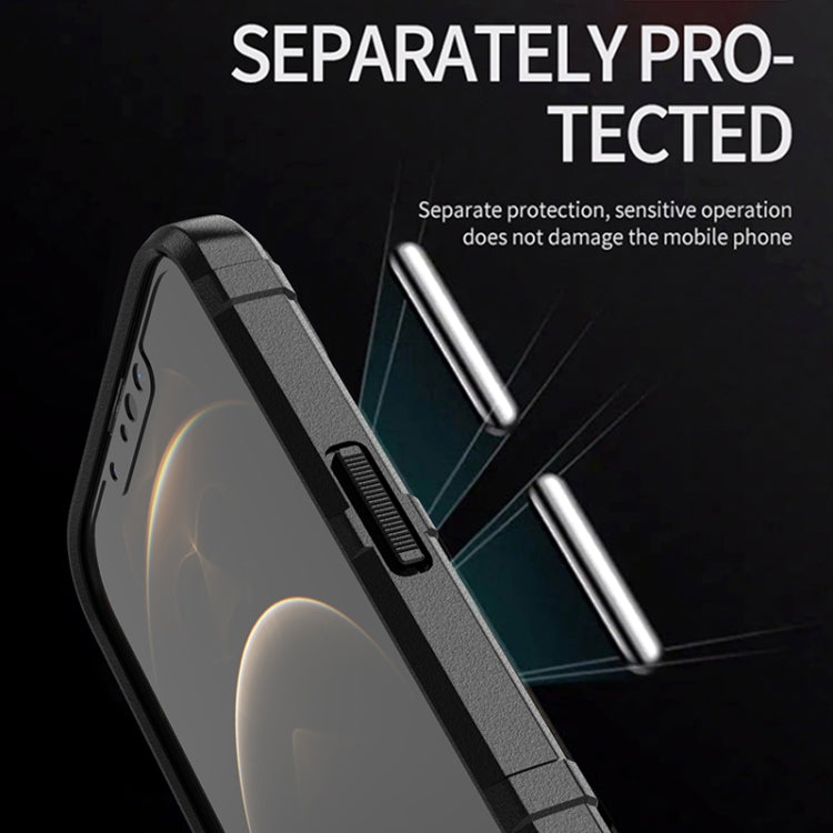 Rugged Shield Full Coverage Shockproof TPU Case for iPhone 13(Black)
