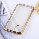 Transparent TPU Anti-Drop And Waterproof Mobile Phone Protective Case for iPhone 11 Pro Max(Gold)