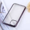 Transparent TPU Anti-Drop And Waterproof Mobile Phone Protective Case for iPhone 11 Pro Max(Purple)