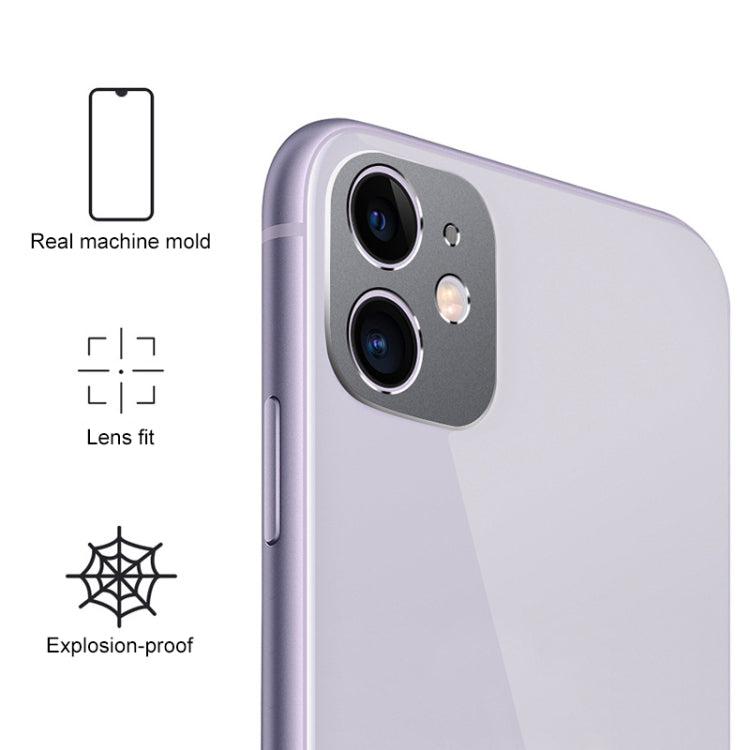 Rear Camera Lens Protection Ring Cover for iPhone 11 (Silver)