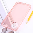 Shockproof Thick Transparent TPU Protective Case for iPhone 11 (Pink)