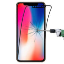 0.1mm 9H Full Screen Flexible Fiber Tempered Glass Film for iPhone 11 Pro Max / XS Max(Black)