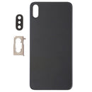 Battery Back Cover with Back Camera Bezel & Lens & Adhesive for iPhone XS Max(Black)