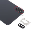 Battery Back Cover with Back Camera Bezel & Lens & Adhesive for iPhone XS Max(Black)