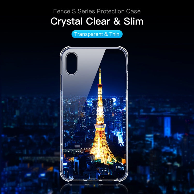 ROCK Fence S Series Slim TPU Protective Case for iPhone XS Max (Transparent)