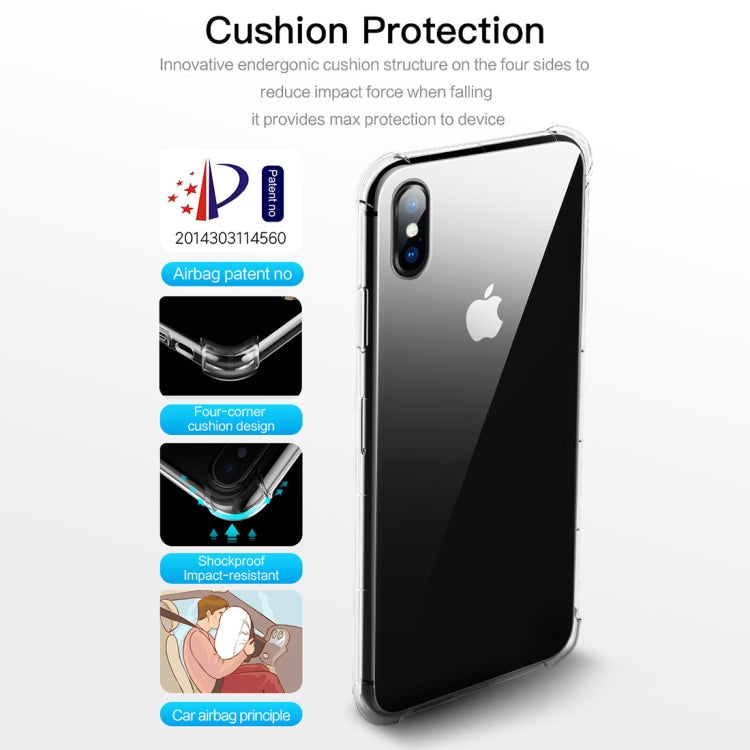 ROCK Fence S Series Slim TPU Protective Case for iPhone XS Max (Transparent)
