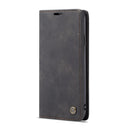 CaseMe-013 Multifunctional Retro Frosted Horizontal Flip Leather Case for iPhone XS Max, with Card Slot & Holder & Wallet(Black)