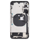 Battery Back Cover Assembly (with Side Keys & Loud Speaker & Motor & Camera Lens & Card Tray & Power Button + Volume Button + Charging Port + Signal Flex Cable & Wireless Charging Module) for iPhone XS Max(Black)