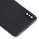Battery Back Cover Assembly (with Side Keys & Loud Speaker & Motor & Camera Lens & Card Tray & Power Button + Volume Button + Charging Port + Signal Flex Cable & Wireless Charging Module) for iPhone XS Max(Black)