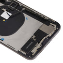 Battery Back Cover Assembly (with Side Keys & Loud Speaker & Motor & Camera Lens & Card Tray & Power Button + Volume Button + Charging Port + Signal Flex Cable & Wireless Charging Module) for iPhone XS Max(Black)