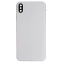 Battery Back Cover Assembly (with Side Keys & Loud Speaker & Motor & Camera Lens & Card Tray & Power Button + Volume Button + Charging Port + Signal Flex Cable & Wireless Charging Module) for iPhone XS Max(White)