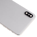 Battery Back Cover Assembly (with Side Keys & Loud Speaker & Motor & Camera Lens & Card Tray & Power Button + Volume Button + Charging Port + Signal Flex Cable & Wireless Charging Module) for iPhone XS Max(White)
