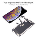 Original LCD Screen and Digitizer Full Assembly with Earpiece Speaker Flex Cable for iPhone XS Max