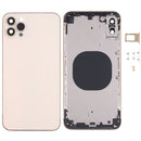 Back Housing Cover with Appearance Imitation of iP13 Pro Max for iPhone XS Max(Gold)