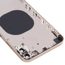Back Housing Cover with Appearance Imitation of iP13 Pro Max for iPhone XS Max(Gold)
