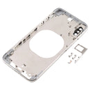 Transparent Back Cover with Camera Lens & SIM Card Tray & Side Keys for iPhone XS Max(White)